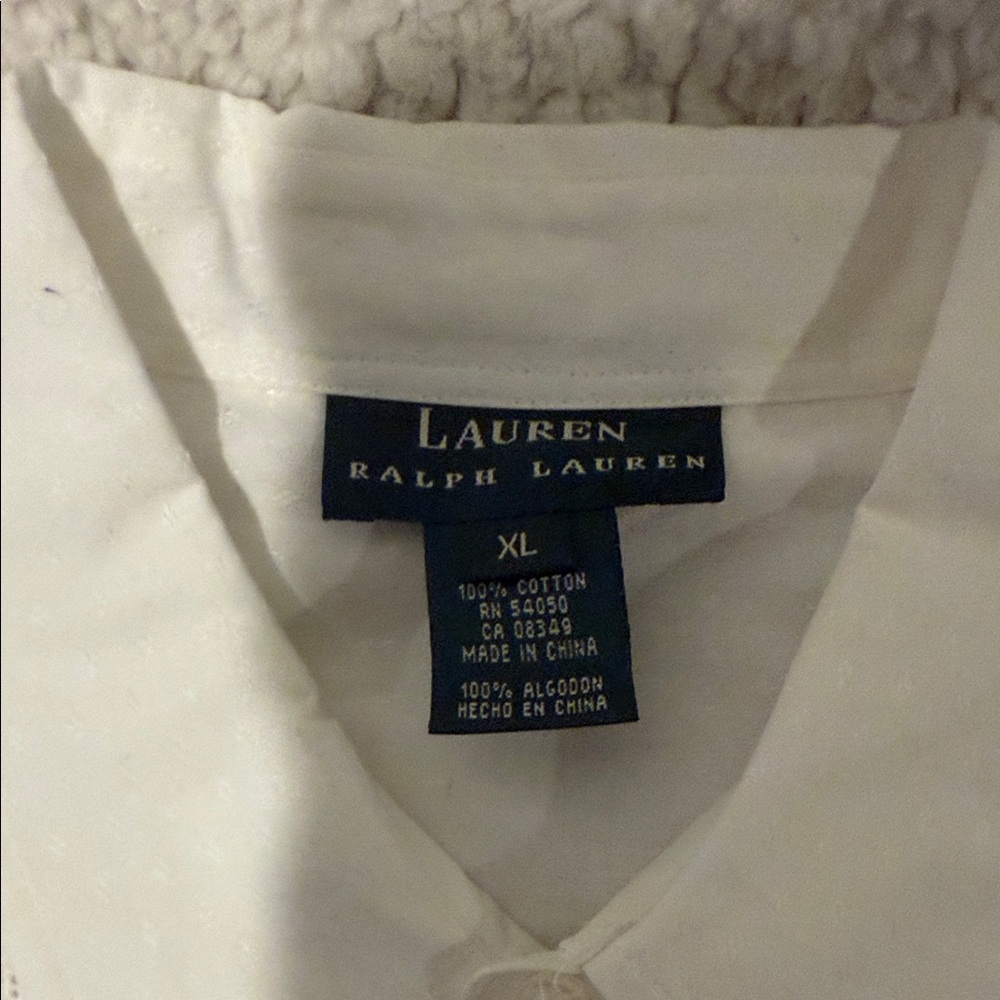 Ralph Lauren Elegant Cream Blouse - Picture 2 of 5